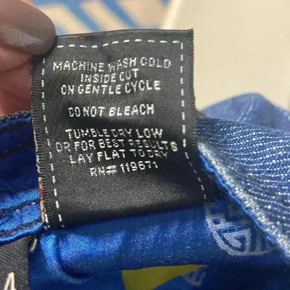 FORTUNE DENIM Women’s JEANS Size 24 BELL BOTTOM/WIDE LEG Boho Japane Denim - Picture 13 of 14